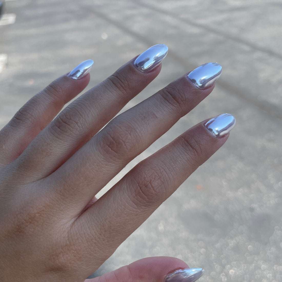 Recreating Kylie Jenner's chrome french tip nails *EASY GEL-X NAILS* -  YouTube